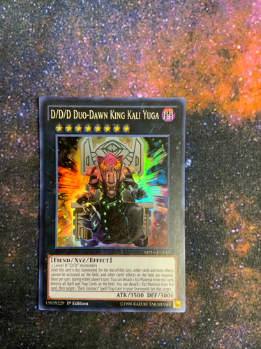 D D D Duo Dawn King Kali Yuga Yugioh - MP16-EN143 - D/D/D Duo Dawn King Kali Yuga - Super - 1st - NM