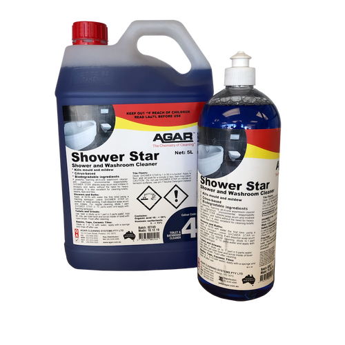 SHOWER STAR / Kills Mould & Mildew and leave a pleasant citrus