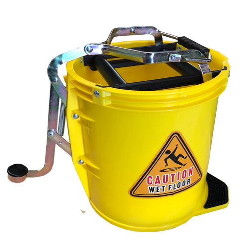 Mop Bucket 16Ltr Metal Wringer AWS