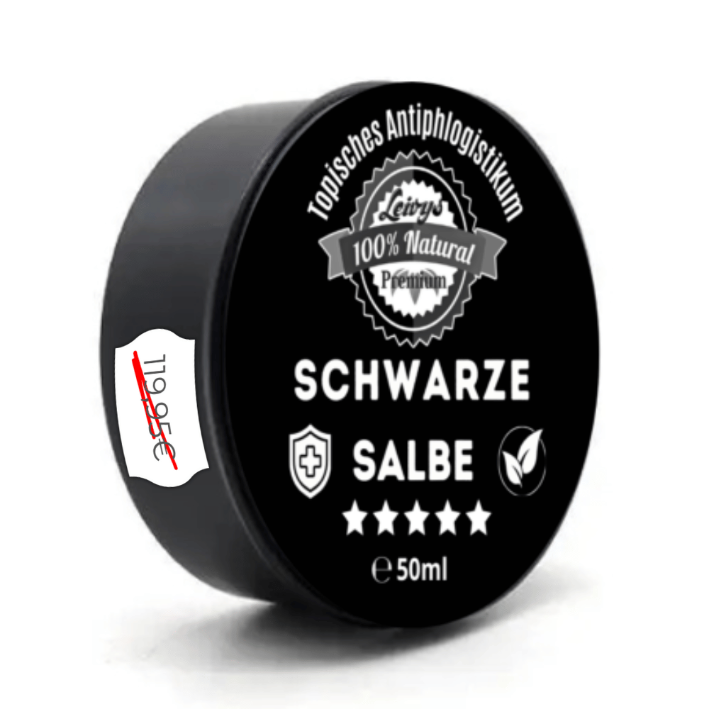 Leivys schwarze DMSO CREME, schwarze Salbe eine entzündungshemmende und schmerzlindernde Salbe für Haut- Gelenkbeschwerden