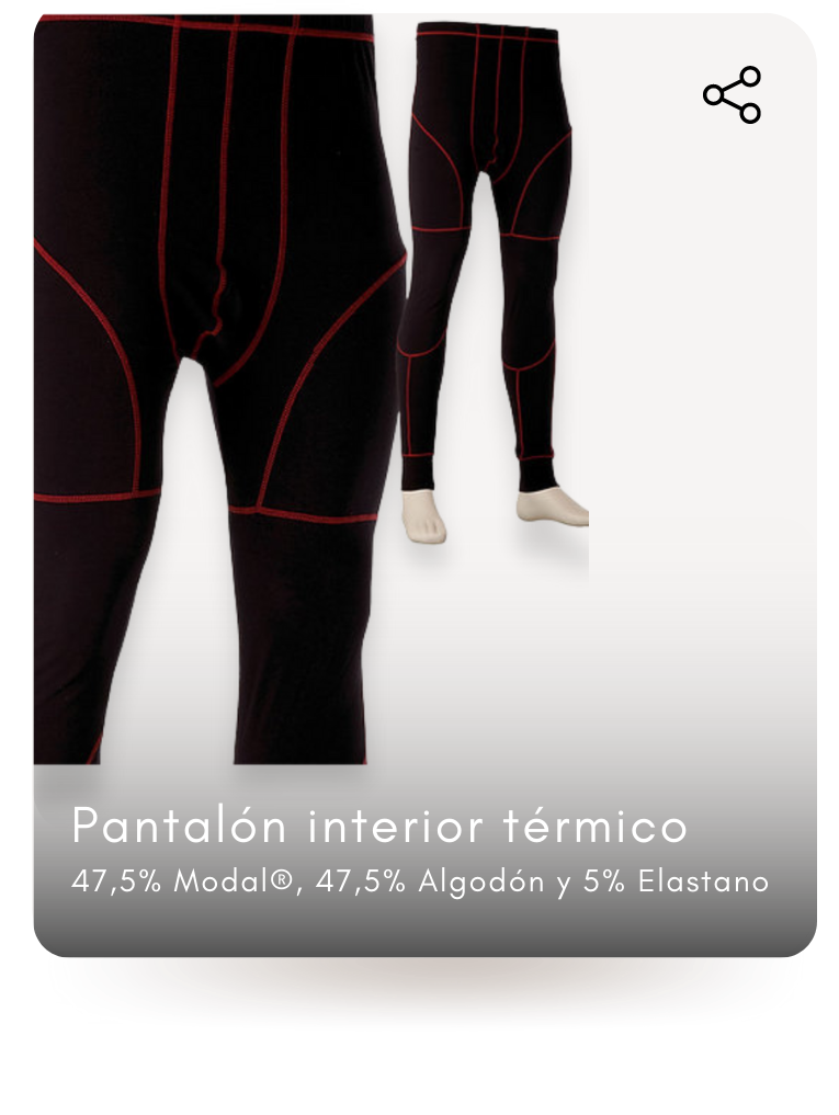 Calça interior térmica