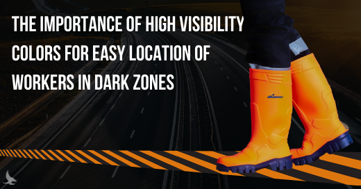 The Importance of High Visibility Colors for Easy Location of Workers in Dark Zones
