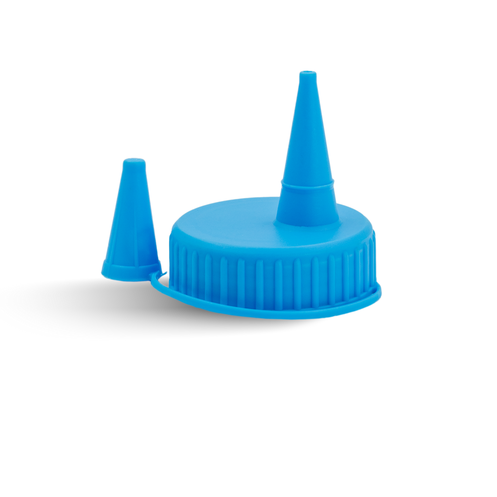 Tampa para boião azul clara