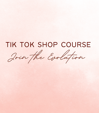 Tik-Tok shop course logo.