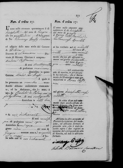 1849 Partida nacimiento Rocco Caffarini