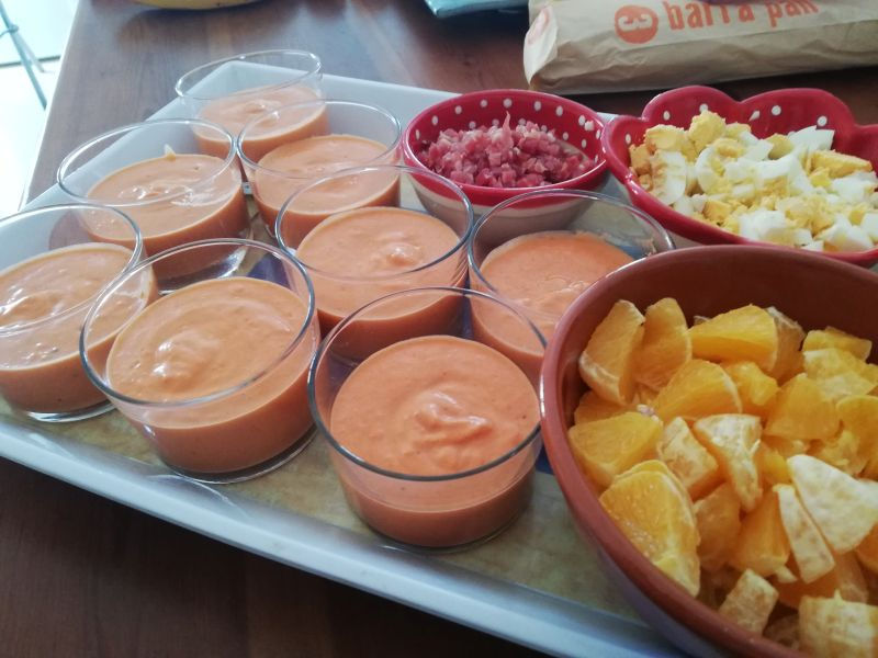 De koude soep Salmorejo