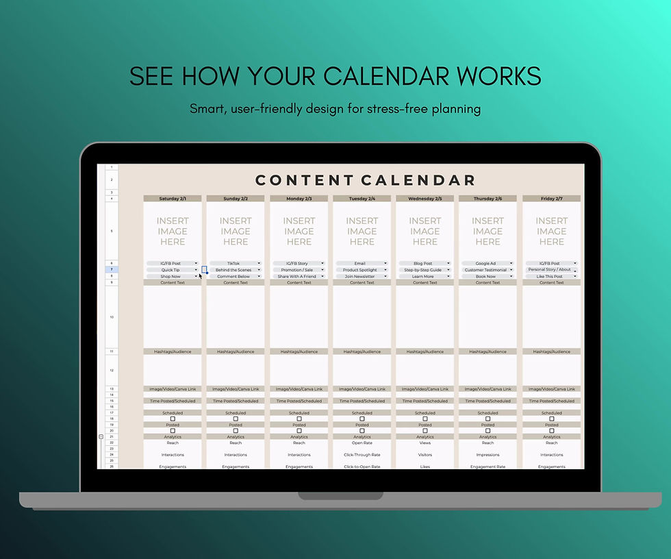 Thumbnail: All-in-One Small Business Marketing Planner / Content Calenda (Digital Download)