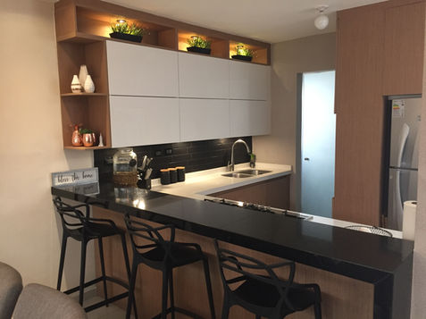 Cocina Moderna, Cocina Chica, Cocina, Cocina cubierta cuarzo, Cocina Blanca