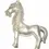 Thumbnail: Charming Javanese Small Metal Horse
