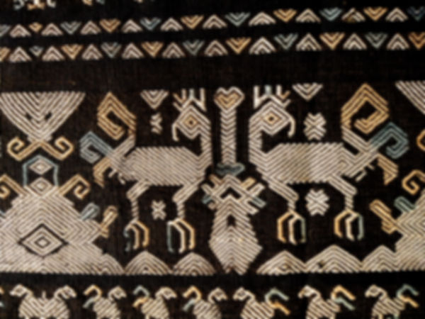 Unusual Sumba Weaving Featuring Sexual Symbols