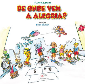 De Onde Vem a Alegria capa do livro infantil