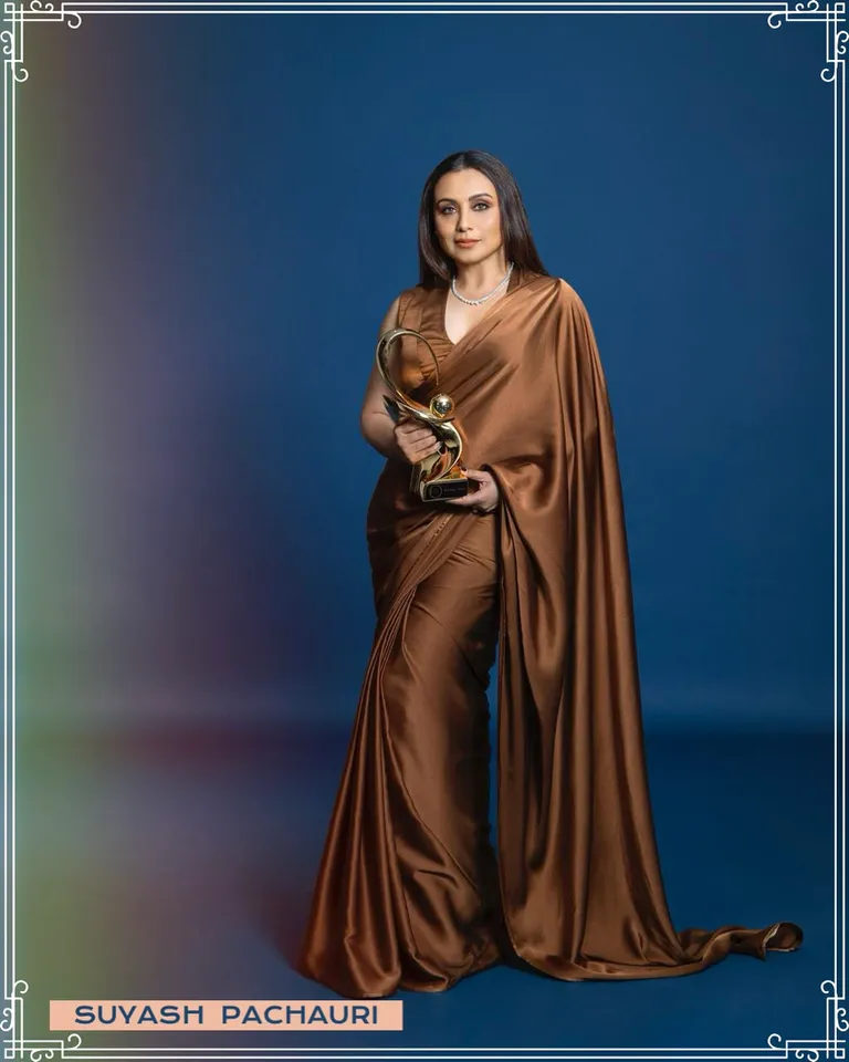 Article illustration: Rani Mukerji wins Best Actor - Female for at Zee Cine Awards for Mrs Chatterjee vs Norway