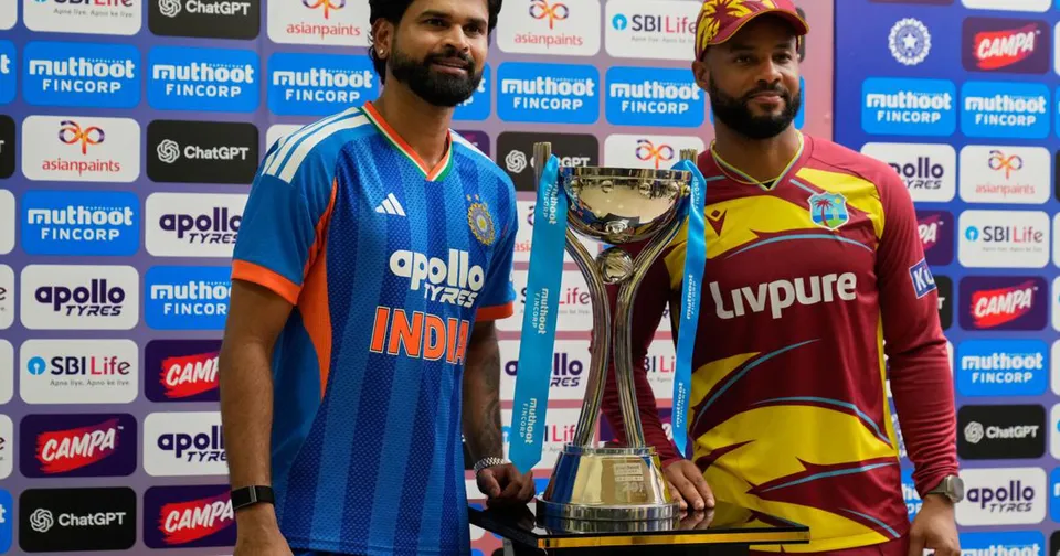 Article illustration: Rain Ends India-West Indies Decider as Five-Match T20I Series Finishes 2-2.