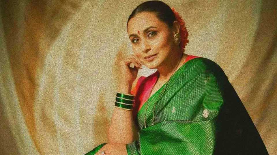 Article illustration: Rani Mukerji Receives Raj Kapoor Special Contribution Award at Maharashtra State Film Awards.
