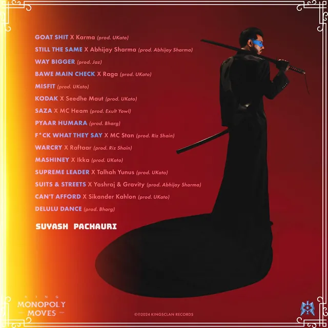 KING set to embark on his epic "Monopoly Moves Album Listening Party Tour" across 8 Indian cities artwork