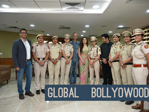 The lead star-cast of ‘Duranga Season 2’ #ZEE5GameChangers campaign at the Delhi Police Headquarters
