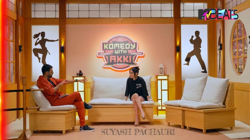 Article illustration: Uorfi says, “Mera jo ex tha uska naam hi Kashish tha” on MTV Beats Komedy with Akki!