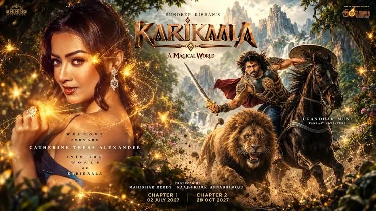 Article illustration: Karikaala Adds Catherine Tresa to Sundeep Kishan’s Two-Part Socio-Fantasy Adventure.