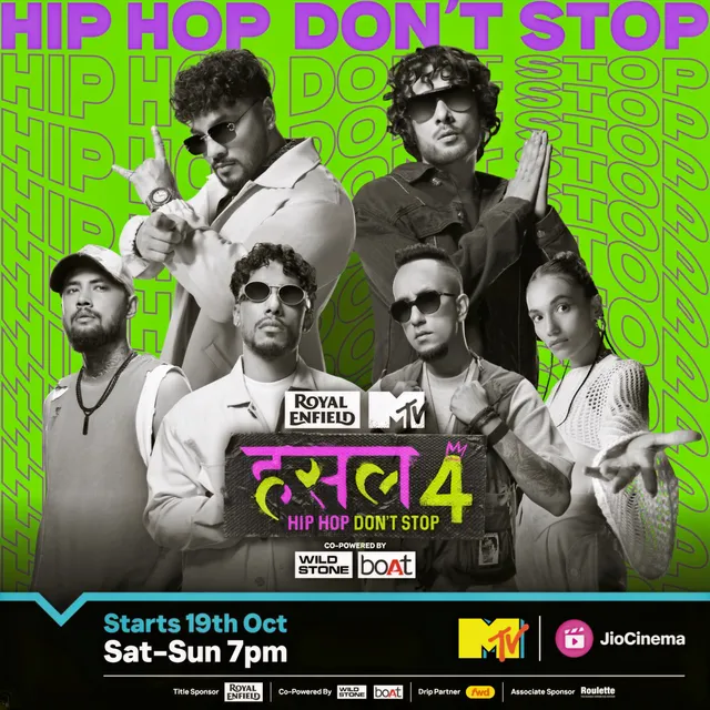India’s biggest rap battleground because ‘Hip Hop don't stop!’! Royal Enfield Hunter MTV Hustle 4 promises a blockbuster new season artwork