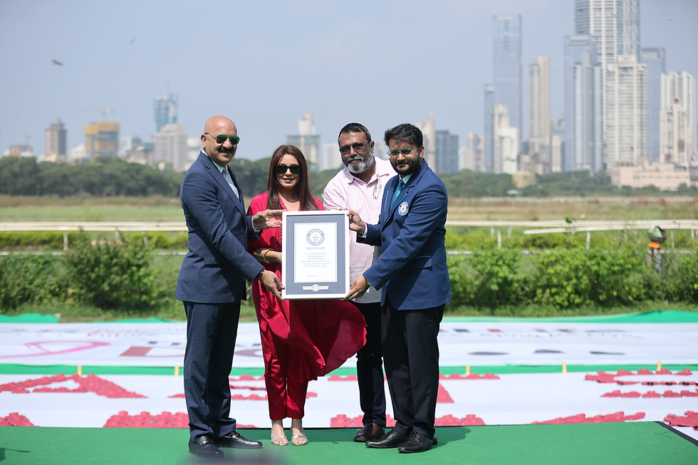 "Thanks-A-Dot" from SBI Life creates GUINNESS WORLD RECORDS