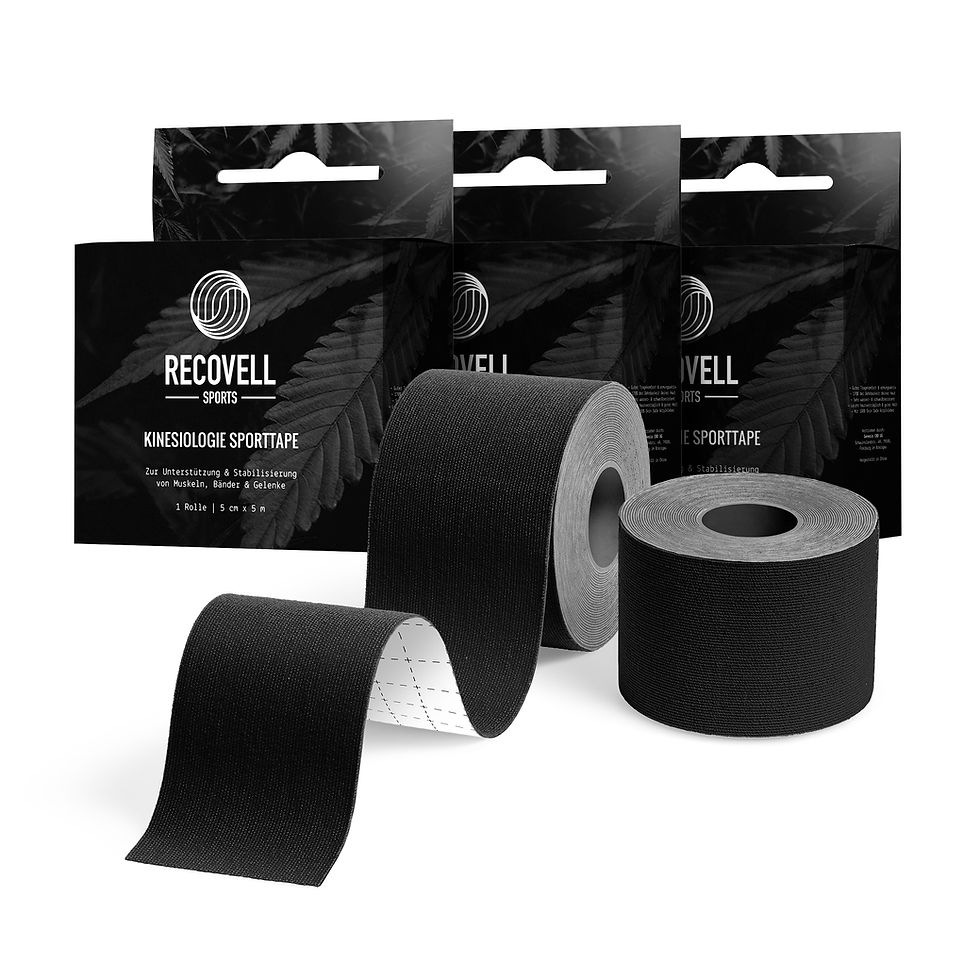 Miniaturbild: Kinesiologie Tape - 3 Rollen - Profi Physio Tape