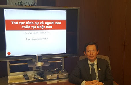 Luật sư Phan Trung Hoài - Phó Chủ tịch VBF, Trường Đoàn công tác VBF tại Nhật Bản