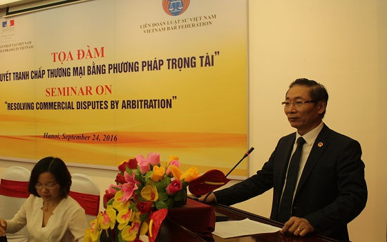 Phó Chủ tịch Nguyễn Văn Chiến phát biểu tại buổi tọa đàm