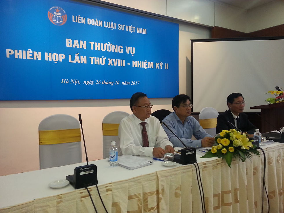 Ban Chủ trì Phiên họp XVIII - Nhiệm kỳ II