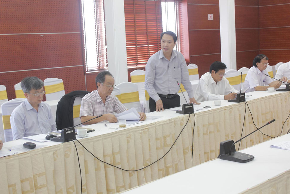 LS. Nguyễn Huy Thành báo cáo một số vụ việc tại Phiên họp