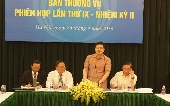 Thường trực LĐLSVN chủ trì phiên họp