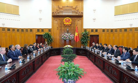 Thủ tướng Chính phủ tiếp Đoàn đại biểu Hiệp hội Luật sư Hoa Kỳ