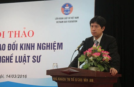 Ông Matsumoto Takeshi – Cố vấn trưởng Dự án JICA phát biểu tại Hội thảo