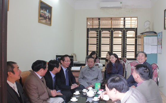 Phó Chủ tịch Nguyễn Văn Chiến làm việc với ĐLS tỉnh Ninh Bình
