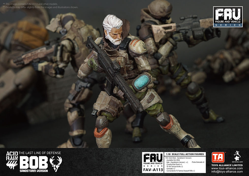 ACID RAIN WORLD 酸雨戰爭 FAV-A113 鮑勃(沙暴版)