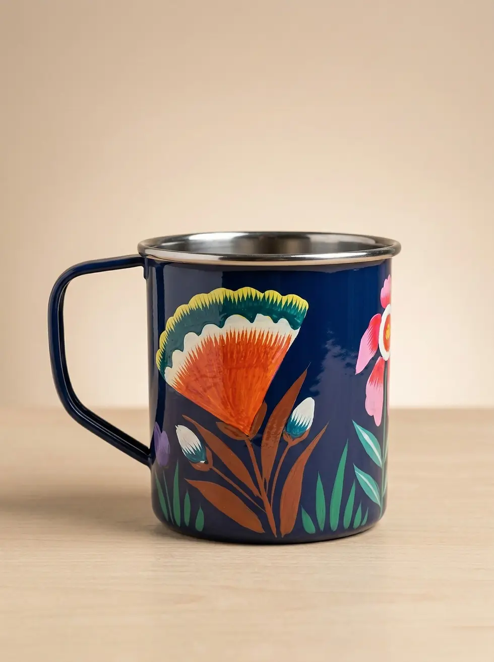 Küçük resim: Emaye İkili Kupa Seti