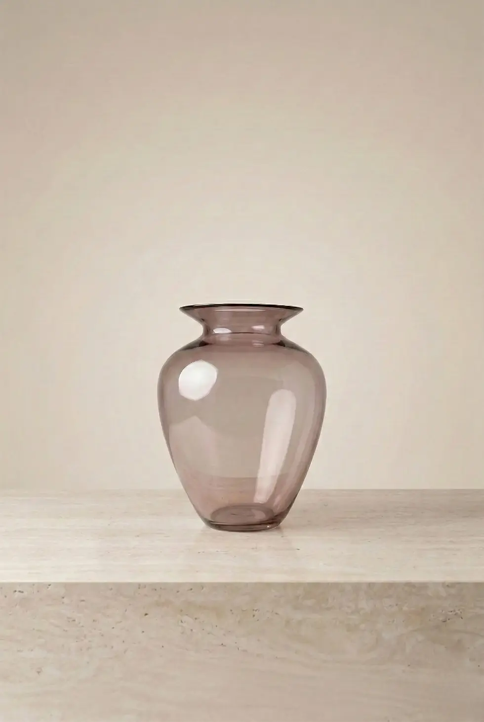 Küçük resim: Rosé Cam Vazo (3 Boy)