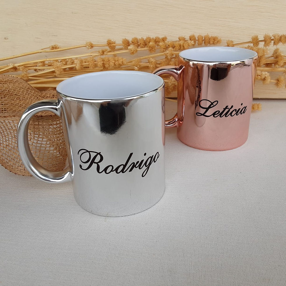 Miniatura: Caneca Cromada Personalizada