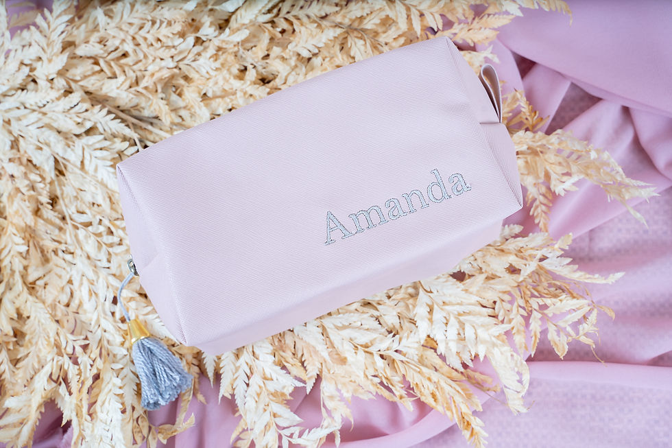 Necessaire Personalizada - Madrinha, Mãe da Noiva, Mãe do Noivo, Noiva