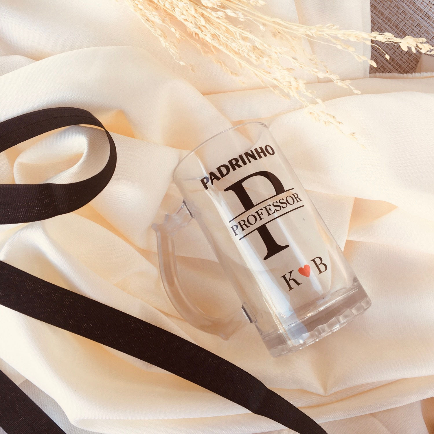 Caneca de chopp G em vidro