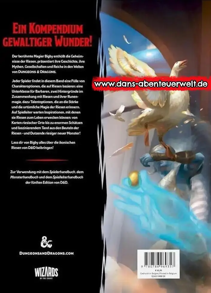 rückseite D&D 5E Ruhm der Riesen