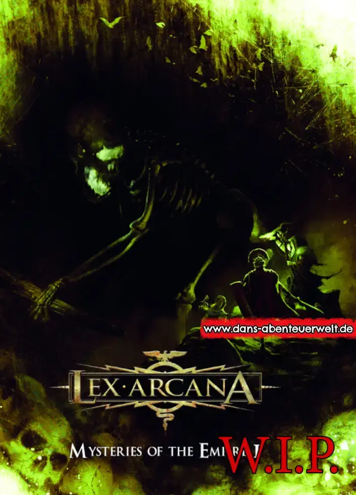 Grüner Magiestrudel und Legionär Lex Arcana: Mysterien des Imperiums