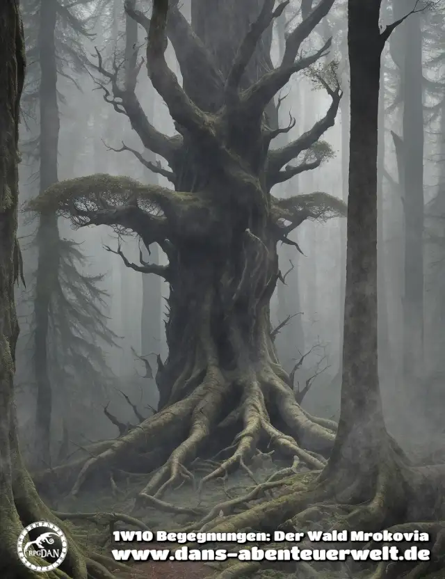 Ein Knorriger moravischer Ritualbaum aus MIDGARD