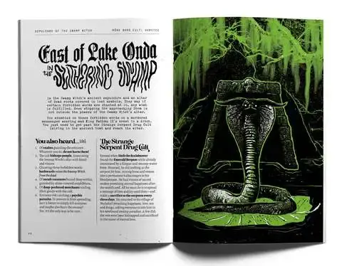 finstere kunst MÖRK BORG Cult: Heretic