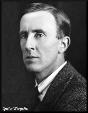 Schwarz Weiß Foto von J.R.R. Tolkien
