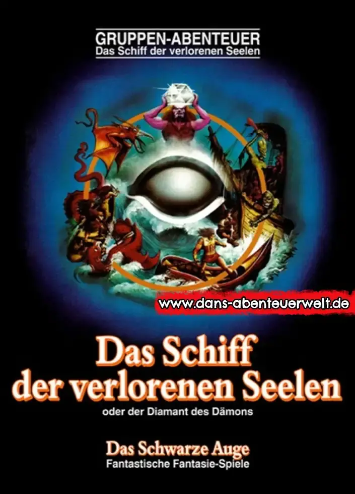 Schiff und Wesen um ein schwarzes Auge DSA1