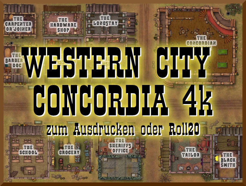 Western Town Concordia 4k