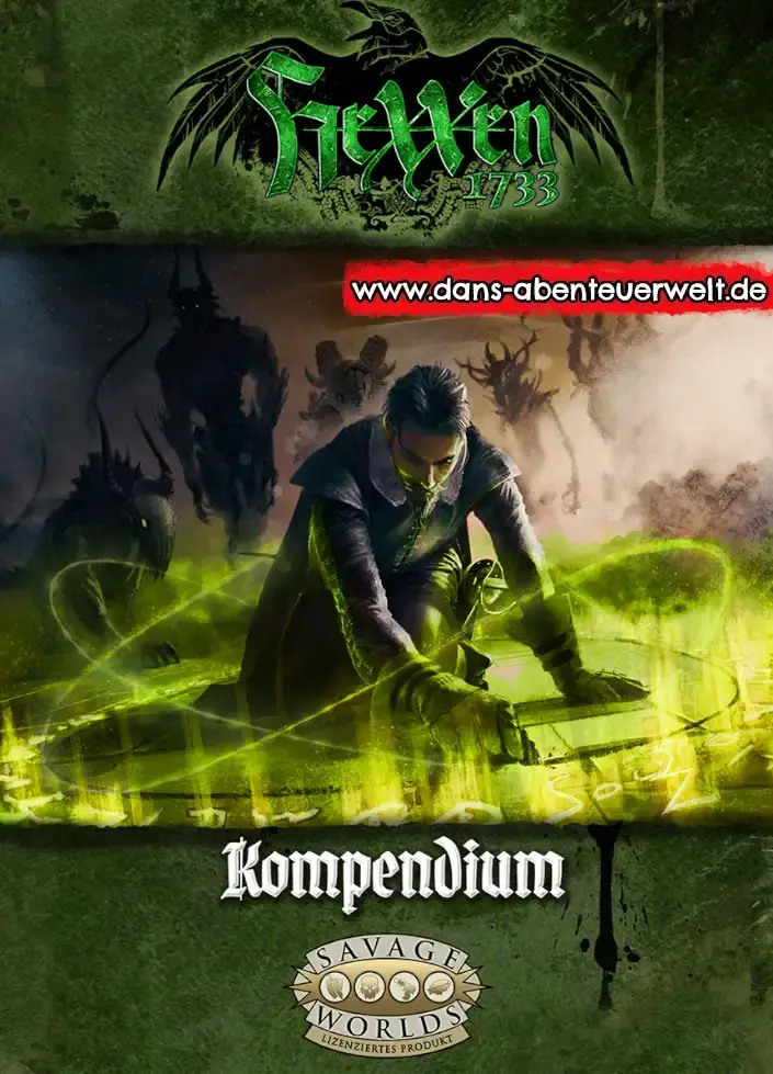 ein magier in einem Hexenkreis HeXXen 1733 für Savage Worlds - Kompendium