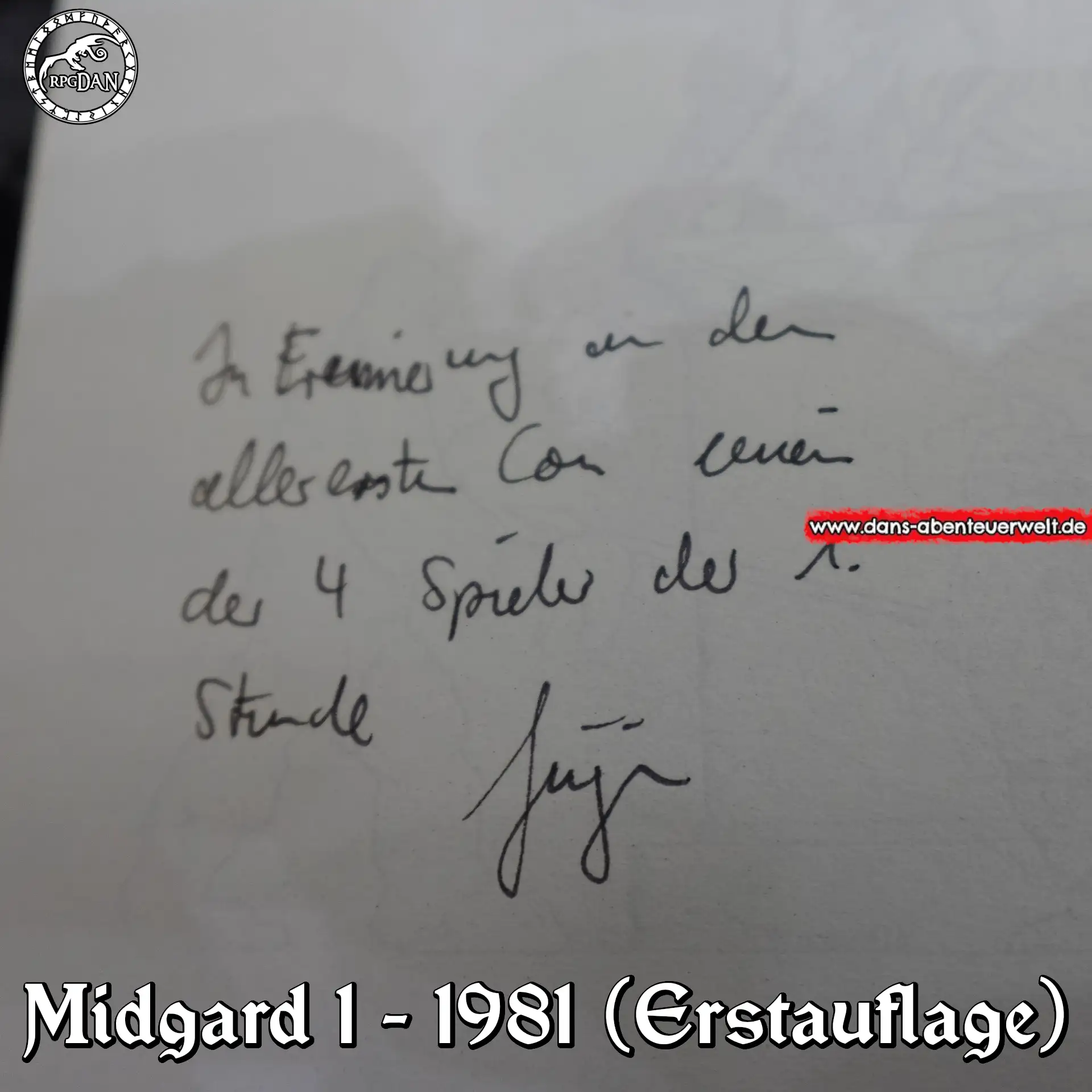 Widmung MIDGARD 1