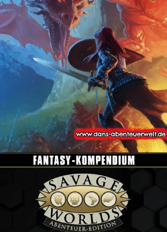 Kämpferin gegen Drachen Savage Worlds - Fantasy-Kompendium