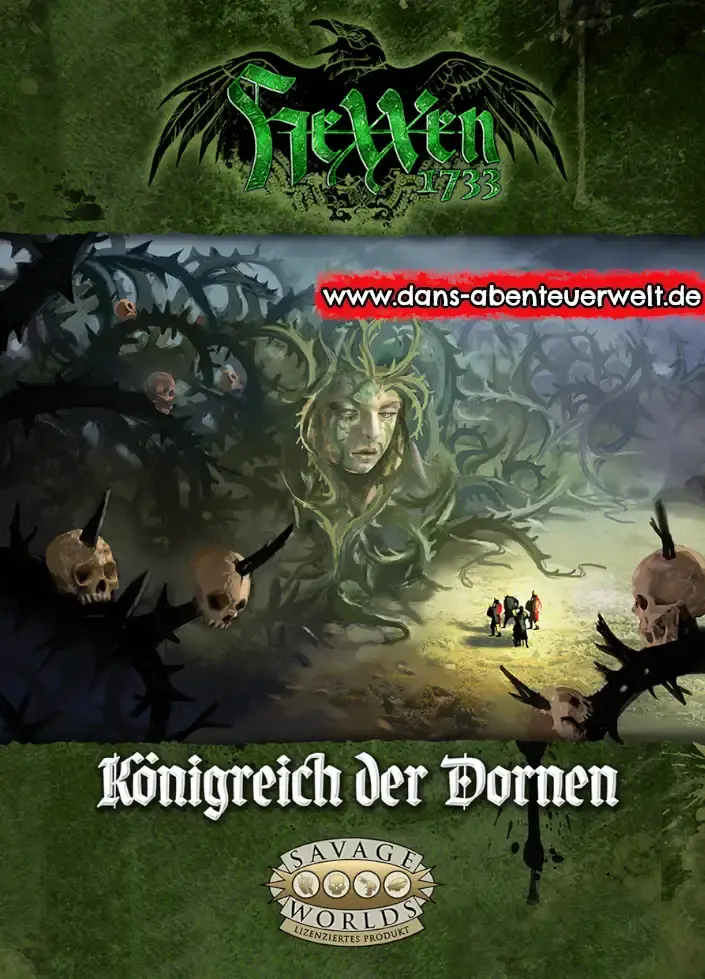 Eine Dornenhecke mit gesicht HeXXen 1733 für Savage Worlds - Königreich der Dornen